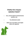 vet advice Köpek Tüy Bakım Tableti Bira Mayası Tüy dökümü önleyici - 2
