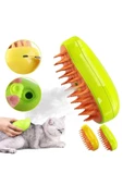 Buharlı Kedi & Köpek Yıkama Fırçası Tarağı USB Şarjlı - 3