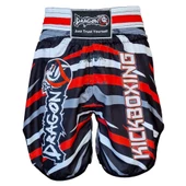 DragonDo KB242 Kick Boks Şortu Kick Boxing Antrenman Şortu Dijital Baskılı Desenli Şort - 2