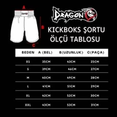 DragonDo KB244 Kick Boks Şortu Kick Boxing Antrenman Şortu Dijital Baskılı Şort - 7