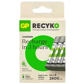 Gp Recyko B441 4*2600 mAh R6 AA Pilli Şarj Cihazı (B441/270HCER21-2GTLB4) - 2