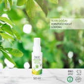 INCIA %100 Doğal Koruyucu Vücut Losyonu Sprey Yenidoğan Bebek Çocuk İçin Limon Okaliptus Vegan 50 ml - 2