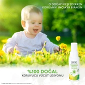 INCIA %100 Doğal Koruyucu Vücut Losyonu Sprey Yenidoğan Bebek Çocuk İçin Limon Okaliptus Vegan 50 ml - 6