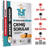 2025 YKS-TYT Matematik-Geometri Karakutu Konu Konu Çıkmış Soru Bankası ÖSYM Son 7 Yıl D. Çözümlü - 1