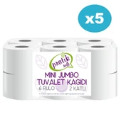 Pratiksoft 5 Koli Mini Jumbo Tuvalet Kağıdı 60 Rulo 42129 - 1