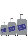 My Saraciye Valiz Kılıfı, Bavul Kılıfı Büyük, Orta, Kabin Boy Kılıf Seti, My Air Mail 24 - 2