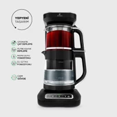 Karaca Robotea Pro 4 in 1 Konuşan Cam Çay Makinesi Black Chrome - 9