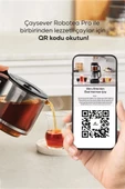 Karaca Robotea Pro 4 in 1 Konuşan Cam Çay Makinesi Black Chrome - 7