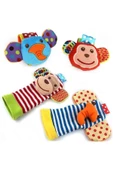 Sozzy Toys Sevimli Hayvanlar Figürlü Çıngıraklı Çorap Ve Bileklik Seti - 1