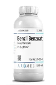 AROMEL,Benzil Benzoat | 1 Lt | Benzyl Benzoate | Pharma Grade | Ekstra Saf - 1