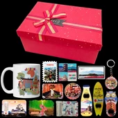 Japonya Hediye Kutusu 10 Parça Kupa Magnet Anahtarlık Kutu thumbnail 2