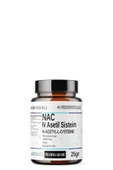 AROMEL,Nac, N Asetil Sistein | 25 Gr | ?n-acetyl L Cysteine | Ekstra Saf Toz Form - 1