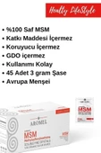 AROMEL,Msm Metil Sülfonil Metan | Methyl Sulfonyl Methane | 135 Gr | 45 Adet Şase - 2