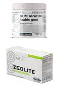 AROMEL,Zeolit 45 Şase | GUM Arabic 500 gr | MHA TMA Zeolit, GUM Arabik SET - 4