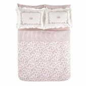 Karaca Home Versay Pembe Çift Kişilik Percale Nevresim Takımı - 9