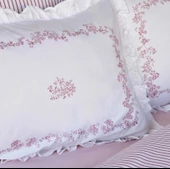 Karaca Home Versay Pembe Çift Kişilik Percale Nevresim Takımı - 6