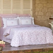 Karaca Home Versay Pembe Çift Kişilik Percale Nevresim Takımı - 1
