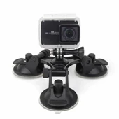GoPro Hero 13 12 11 9 8 7 6 5 4 3 Aksiyon Kamerası Vantuzlu 3'lü Bağlantı Aracı Aparatı - 4