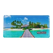 Maldivler Temalı Plaka Magnet thumbnail 1