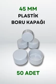 Plastik Boru Kapağı 45 MM (50 Adet) - 2