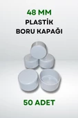 Plastik Boru Kapağı 48 MM (50 Adet) - 2