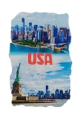 Amerika Birleşik Devletleri Temalı Fresco Magnet - 3