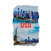 Amerika Birleşik Devletleri Temalı Fresco Magnet - 1