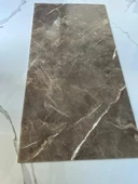 Renkli Duvarlar Yapışkanlı Naturel Kahverengi Duvar Paneli Zemin Göstermez Ev Banyo Wc Duvar Kaplama 30x60cm 1 Adet thumbnail 4