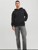 JACK JONES Erkek Kapüşonlu Sweatshirt 12233972 thumbnail 2