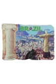 Brezilya Temalı Sütun Magnet - 3