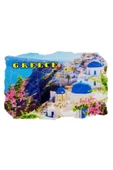 Yunanistan Temalı Fresco Magnet thumbnail 3
