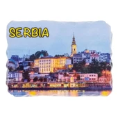 Sırbistan Temalı Kırık Magnet thumbnail 1