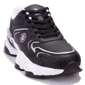 Lumberjack MadaxCN Pu Siyah Ortopedik Günlük Kadın Spor Ayakkabı - 1