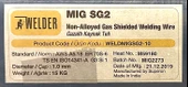 Welder Gazaltı Kaynak Teli Paslanmaz MIG SG2 1.0 MM 15 KG - 2