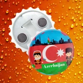 Azerbaycan Temalı Magnet Kapak Açacak thumbnail 2