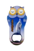 Azerbaycan Temalı Baykuş Magnet Kapak Açacak - 3