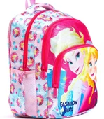 PRENSES FROZEN 3 LÜ SET OKUL ÇANTASI İLK OKUL BESLENMELİ KALEMLİKLİ KIZ KARAKTERLİ thumbnail 3