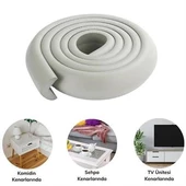BUFFER® Kauçuk Bebek Çocuk Masa Sehpa Ünite Kenar Köşe Darbe Koruyucu Güvenlik Kiti - 9