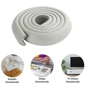 BUFFER® Kauçuk Bebek Çocuk Masa Sehpa Ünite Kenar Köşe Darbe Koruyucu Güvenlik Kiti - 8
