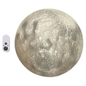 BUFFER® Odamdaki Dekoratif Ay Kumandalı Başucu Çocuk Odası Gece Lambası thumbnail 3