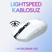 Logitech G G305 Lıghtspeed 12.000 Dpı Kablosuz Oyuncu Mouse - Beyaz - 8