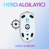 Logitech G G305 Lıghtspeed 12.000 Dpı Kablosuz Oyuncu Mouse - Beyaz - 2