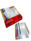 Midgo Sıkıştırmalı Dosya Sürgülü Renkli - 10 lu Paket - 1