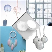 BUFFER® 20 Adet Şeffaf Yuvarlak 3 Cm Çaplı Güçlü Disk Yapışkanlar - 3