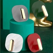 BUFFER® 2li Yapışkanlı Retro Askılık Dolap Kapak Kulpu Kırmızı - 4
