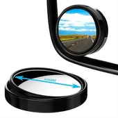 BUFFER® Otomobil Geniş Açılı Araç Kör Nokta Dikiz Aynası Dikiz Aynası 1 Çift - 4