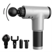 BUFFER® 6 Farklı Seviyeli Titreşimli 4 Farklı Başlıklı Büyük Boy Masaj Tabancası - 1