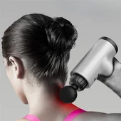 BUFFER® 6 Farklı Seviyeli Titreşimli 4 Farklı Başlıklı Büyük Boy Masaj Tabancası - 2