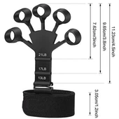 BUFFER®  Esneyebilen Bilek Ve Kol Geliştirici Kavrama Güçlendirici El Parmak Spor Aparat - 3
