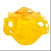 Puantiyeli Sarı Yağmurluk Kapşonlu  Köpek Yağmurluğu - 9